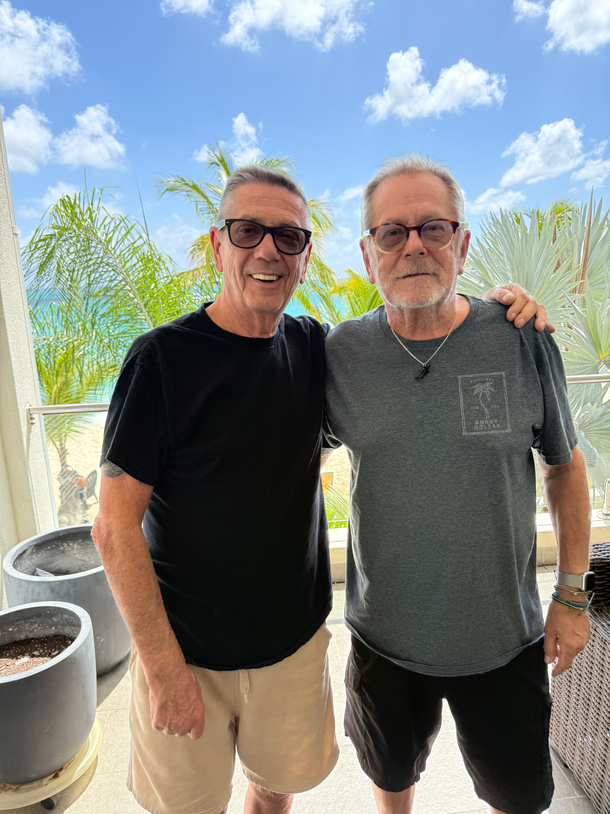 The brothers Thomson, Kenny and Dougie